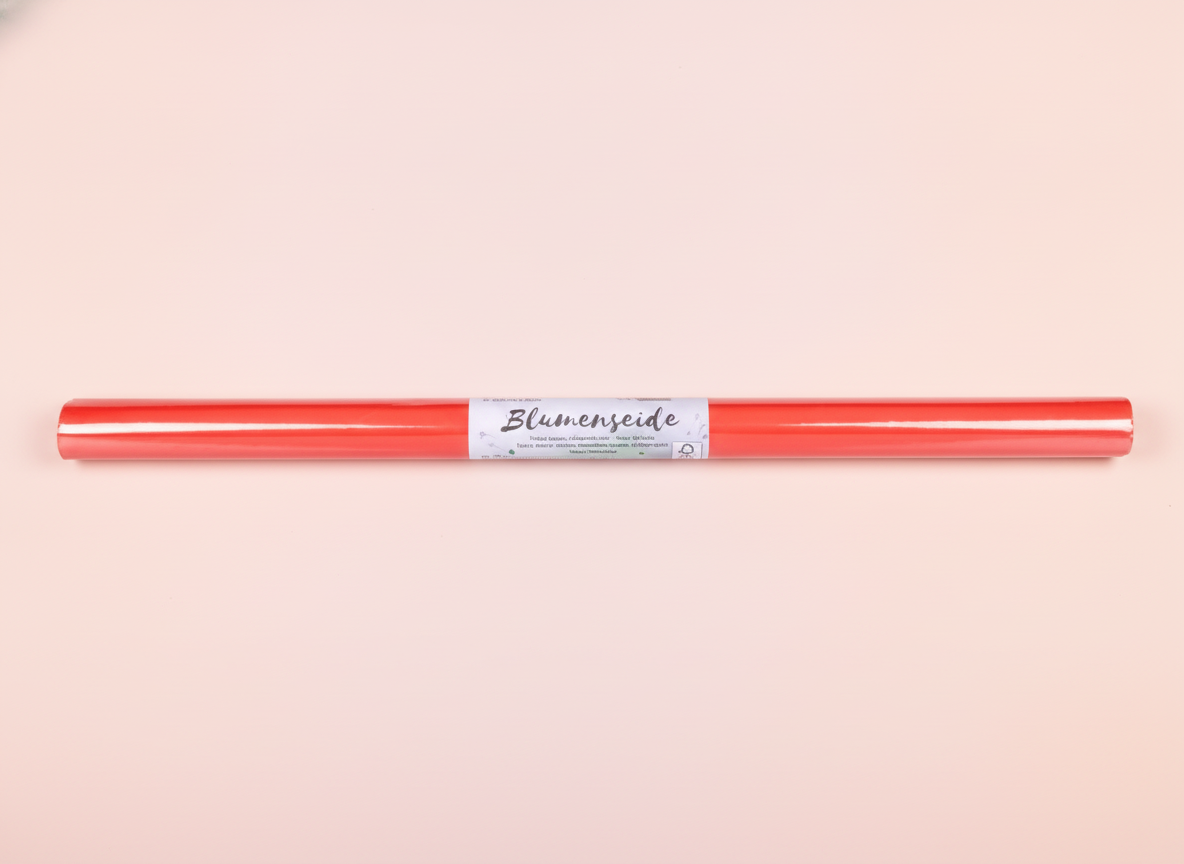 Blumenseide 20g/m² rot - Kidis Art