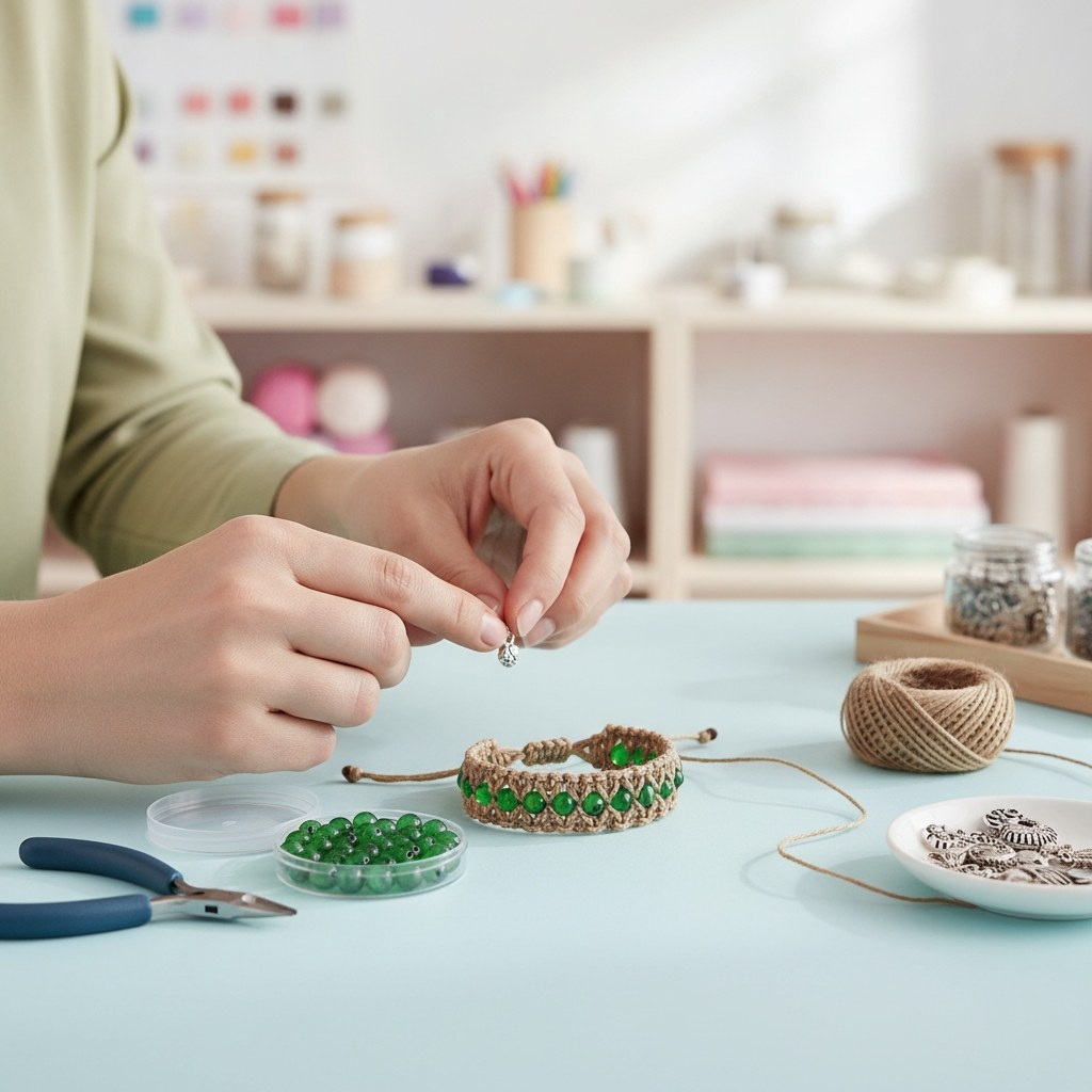 Böhmische Glasperle 4mm Wachs peridot 75St - Kidis Art