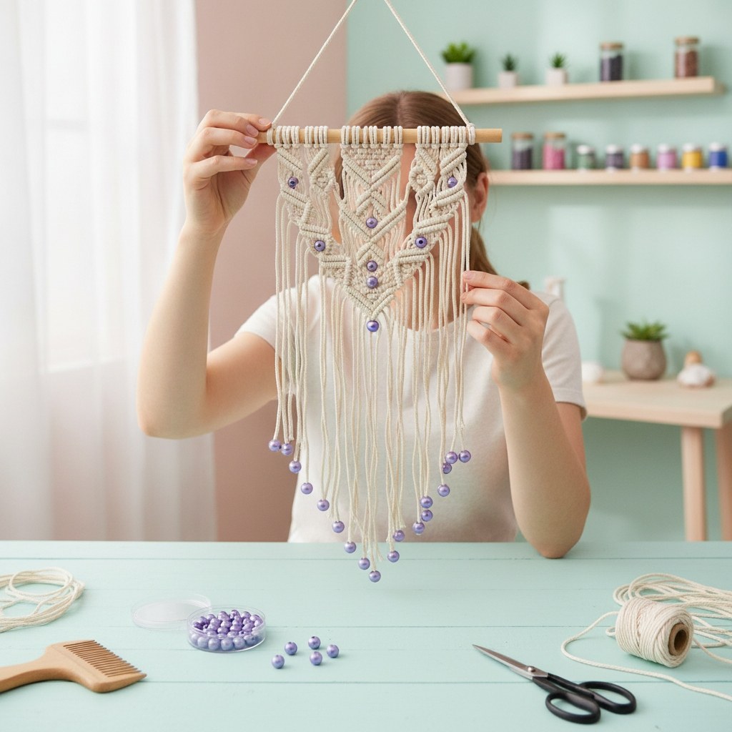 Böhmische Glasperle 4mm Wachs violett 75St - Kidis Art