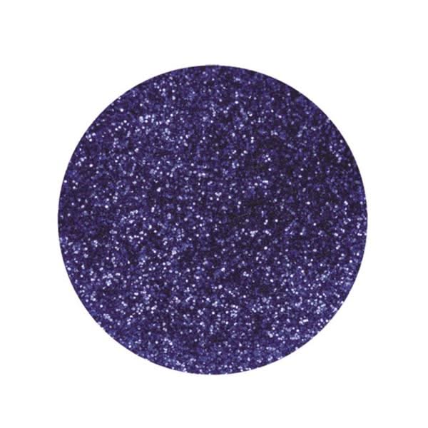 Fine paillette brillante marine, particules bleu-violet intense à surface structurée