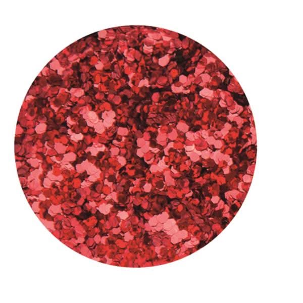 Brillant-Glitter holo, 9 g rot - Kidis Art