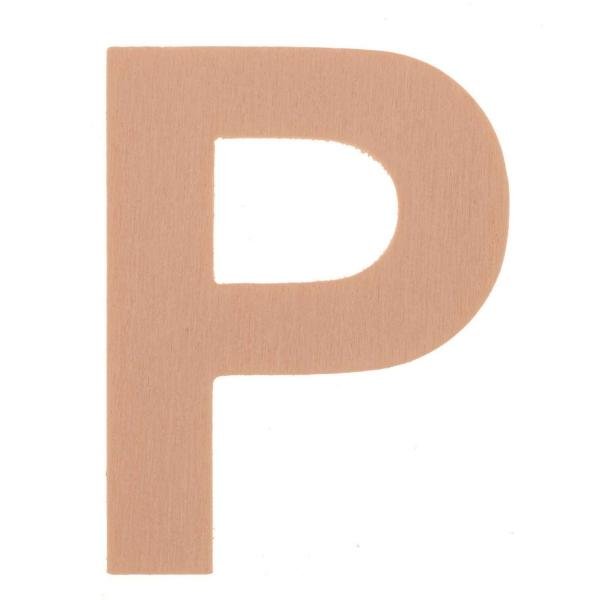 Buchstabe P 6cm Pappel FSC - Kidis Art