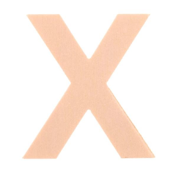 Buchstabe X 6cm Pappel FSC - Kidis Art