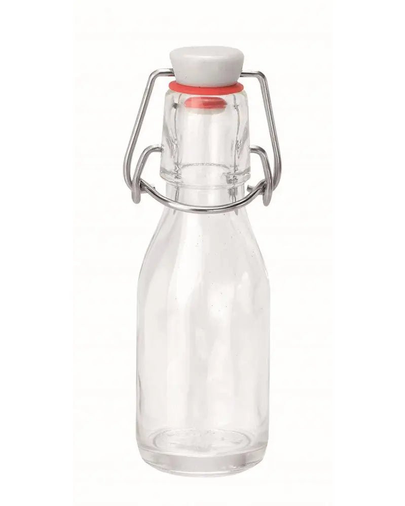 Bügelflasche rund, Klarglas 100ml - Kidis Art