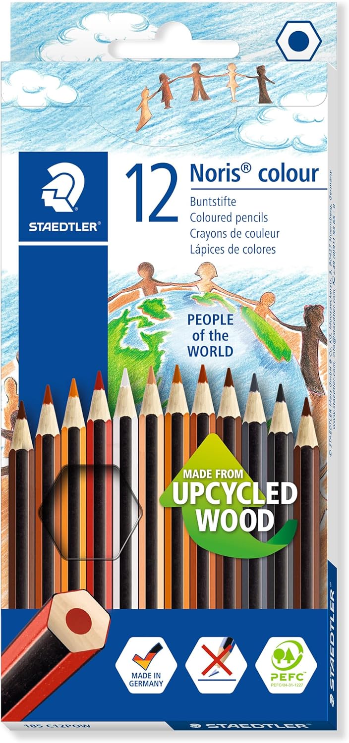 Buntstifte Noris® colour 185, 12er Kartonbox POW - Kidis Art
