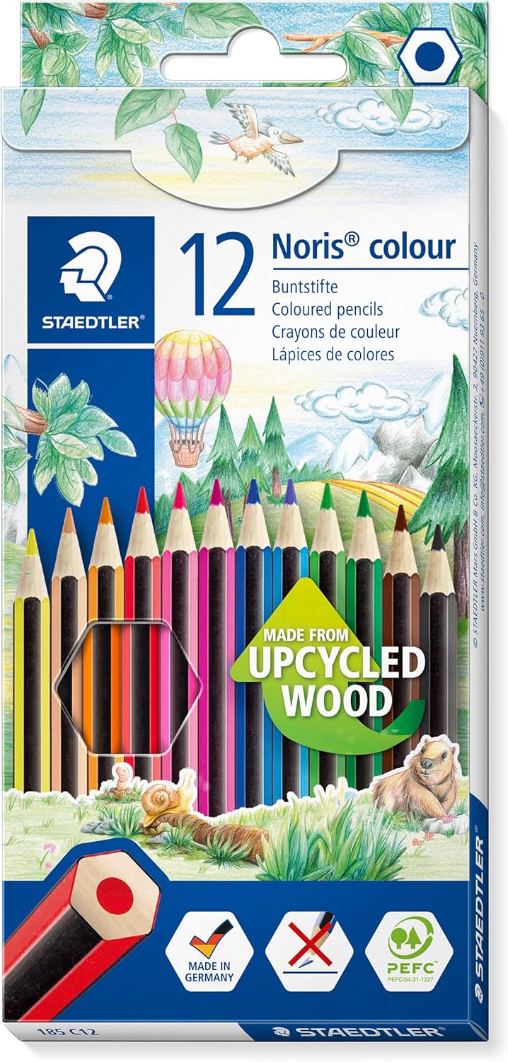 Buntstifte Noris® colour 185, 12er Karton - Kidis Art
