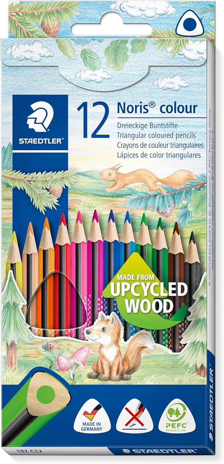 Buntstifte Noris® colour 187, Dreikant, 12er - Kidis Art