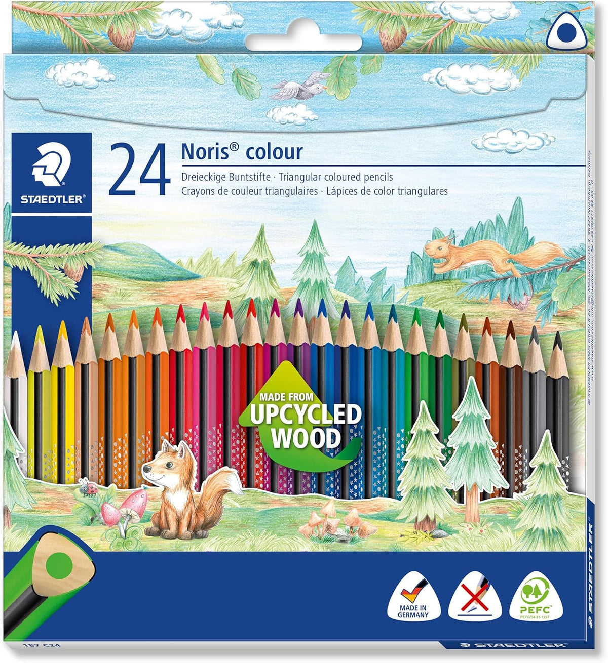 Buntstifte Noris® colour 187, Dreikant, 24er - Kidis Art