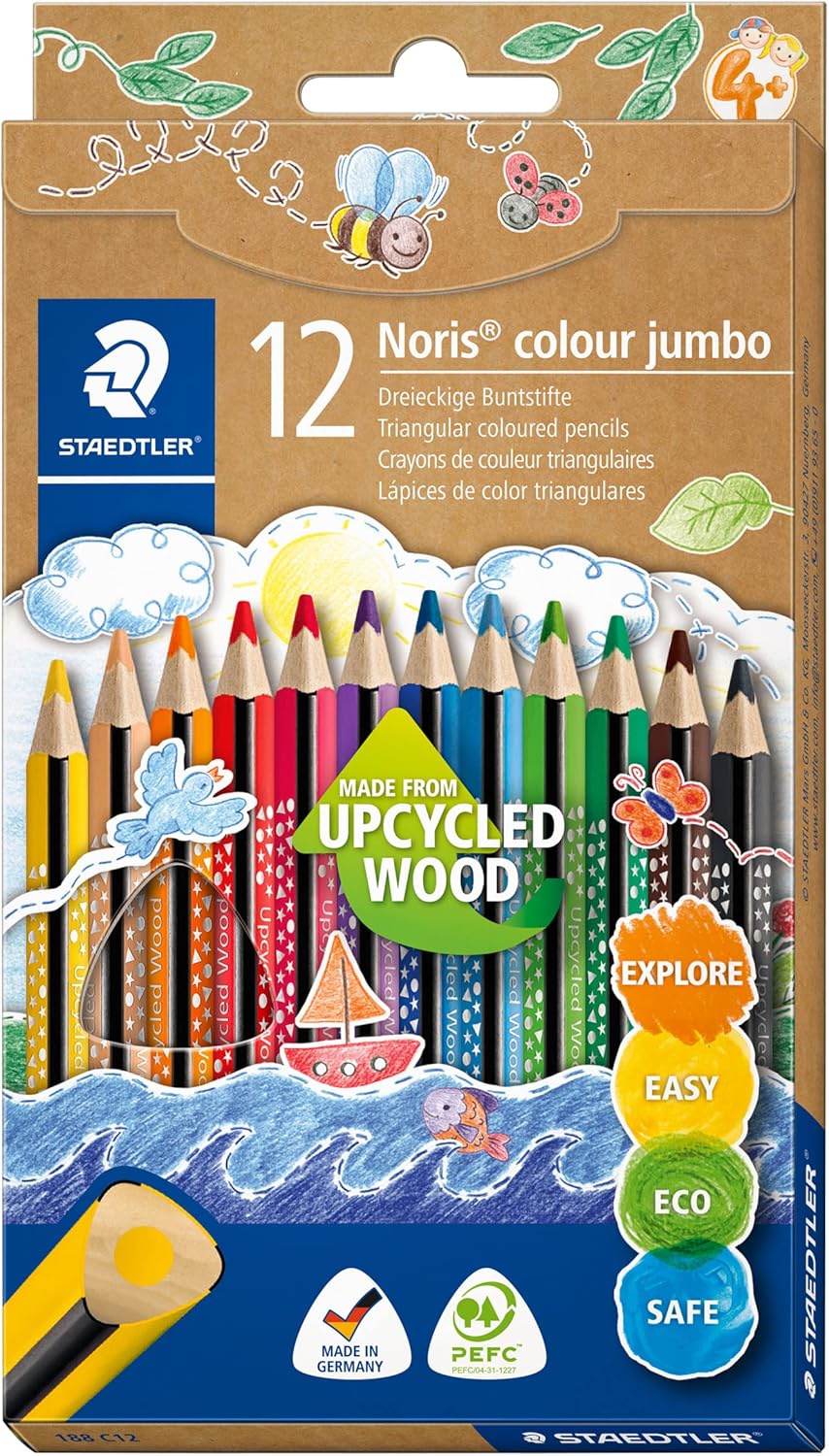 Buntstifte Noris® colour jumbo 188, 12er - Kidis Art