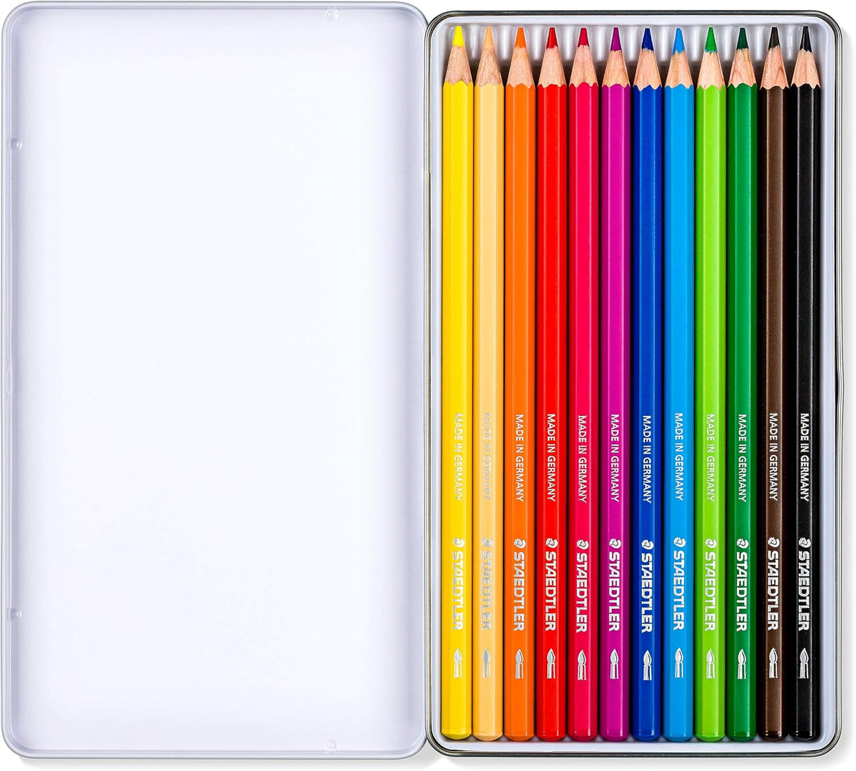 Buntstifte STAEDTLER® 146C Metallkasten, 12er - Kidis Art