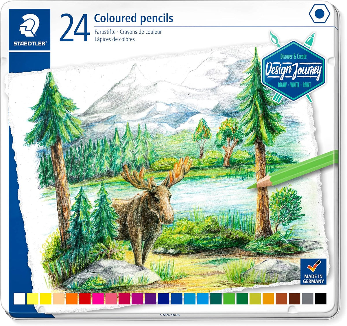 Buntstifte STAEDTLER® 146C Metallkasten, 24er - Kidis Art