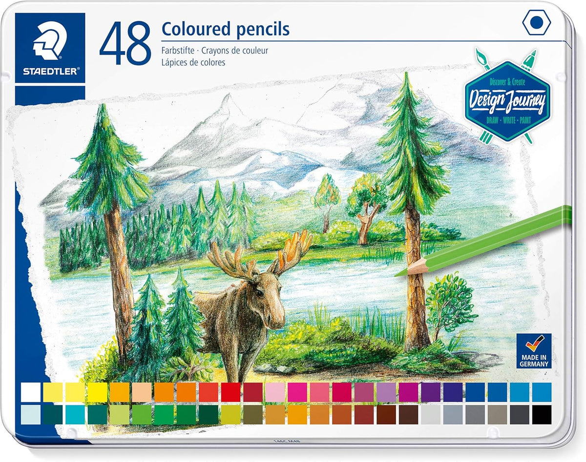 Buntstifte STAEDTLER® 146C Metallkasten, 48er - Kidis Art
