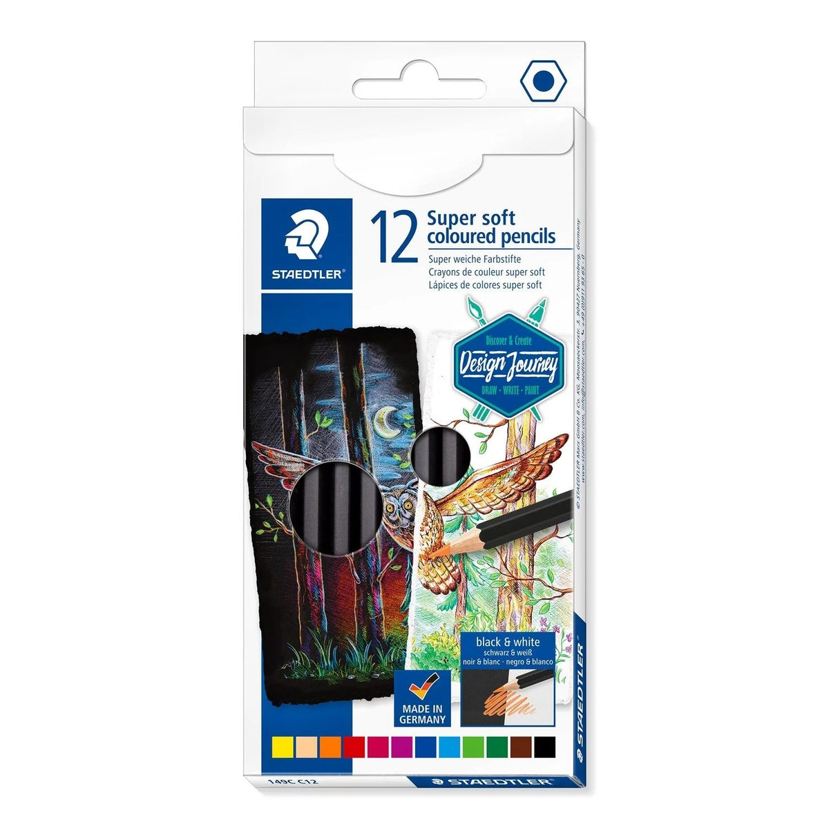 Buntstifte STAEDTLER® 149C Black Edition 12er - Kidis Art
