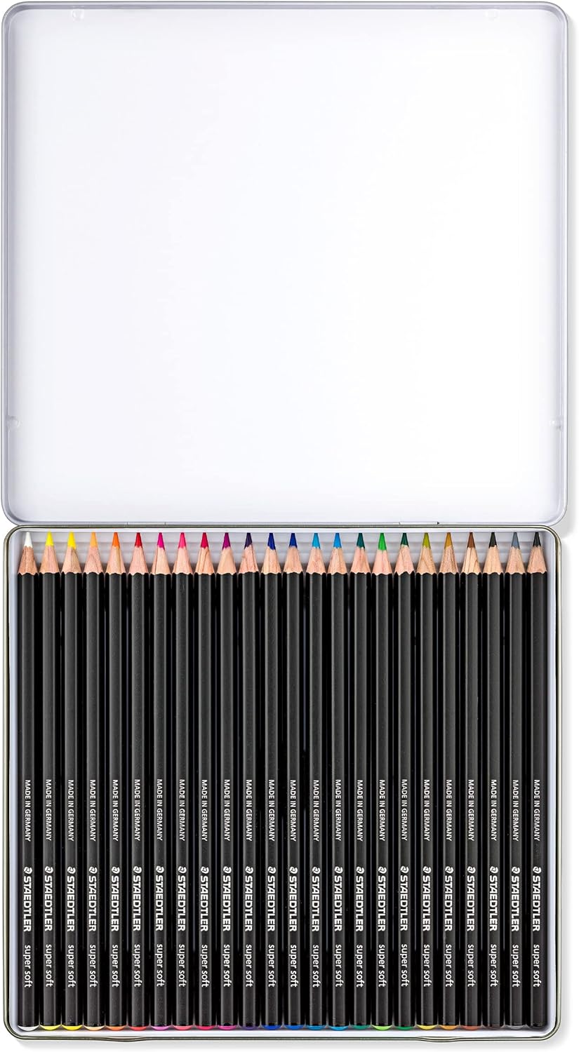 Buntstifte STAEDTLER® 149C Black Edition 24er, Metall - Kidis Art