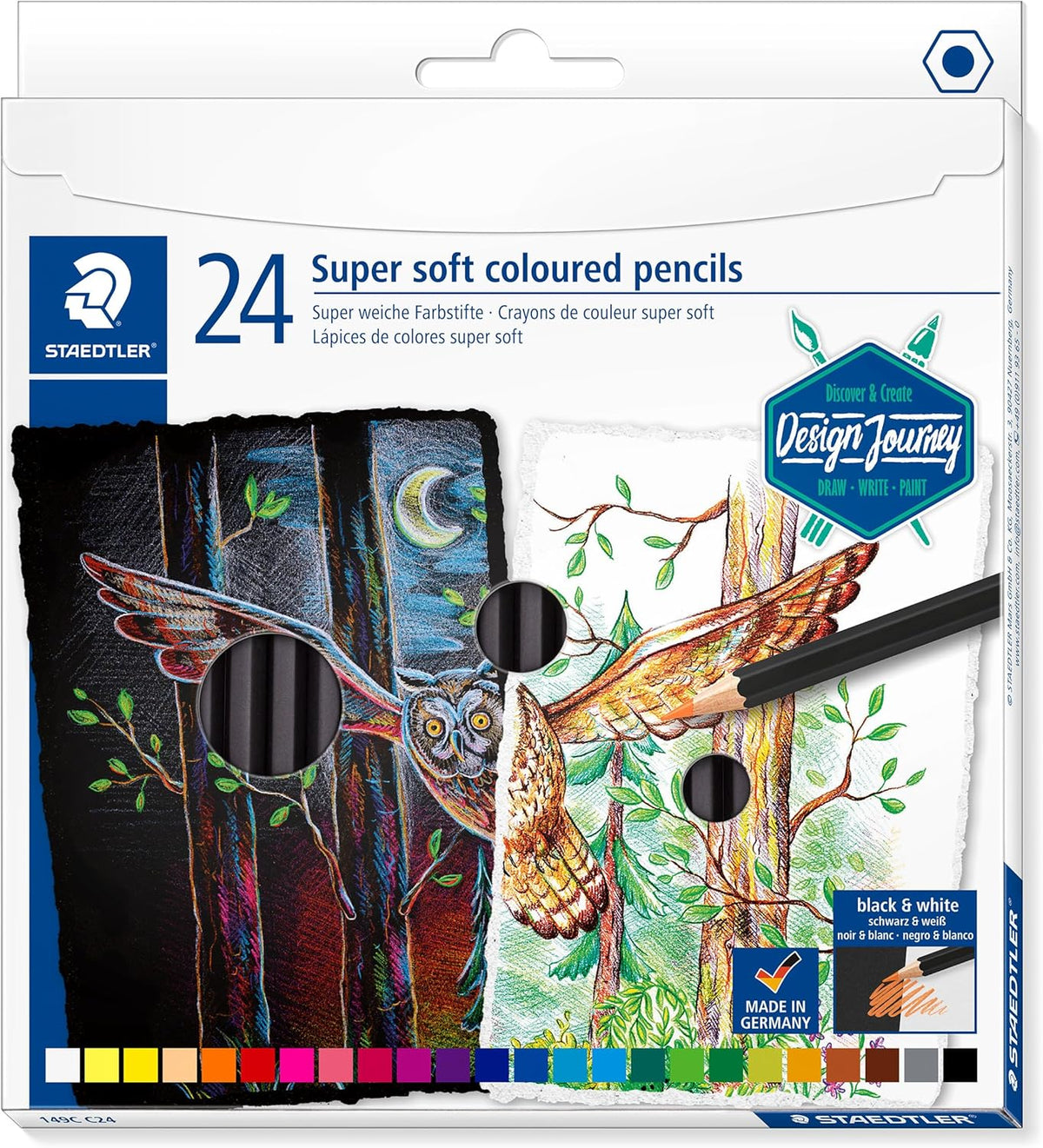 Buntstifte STAEDTLER® 149C Black Edition 24er - Kidis Art