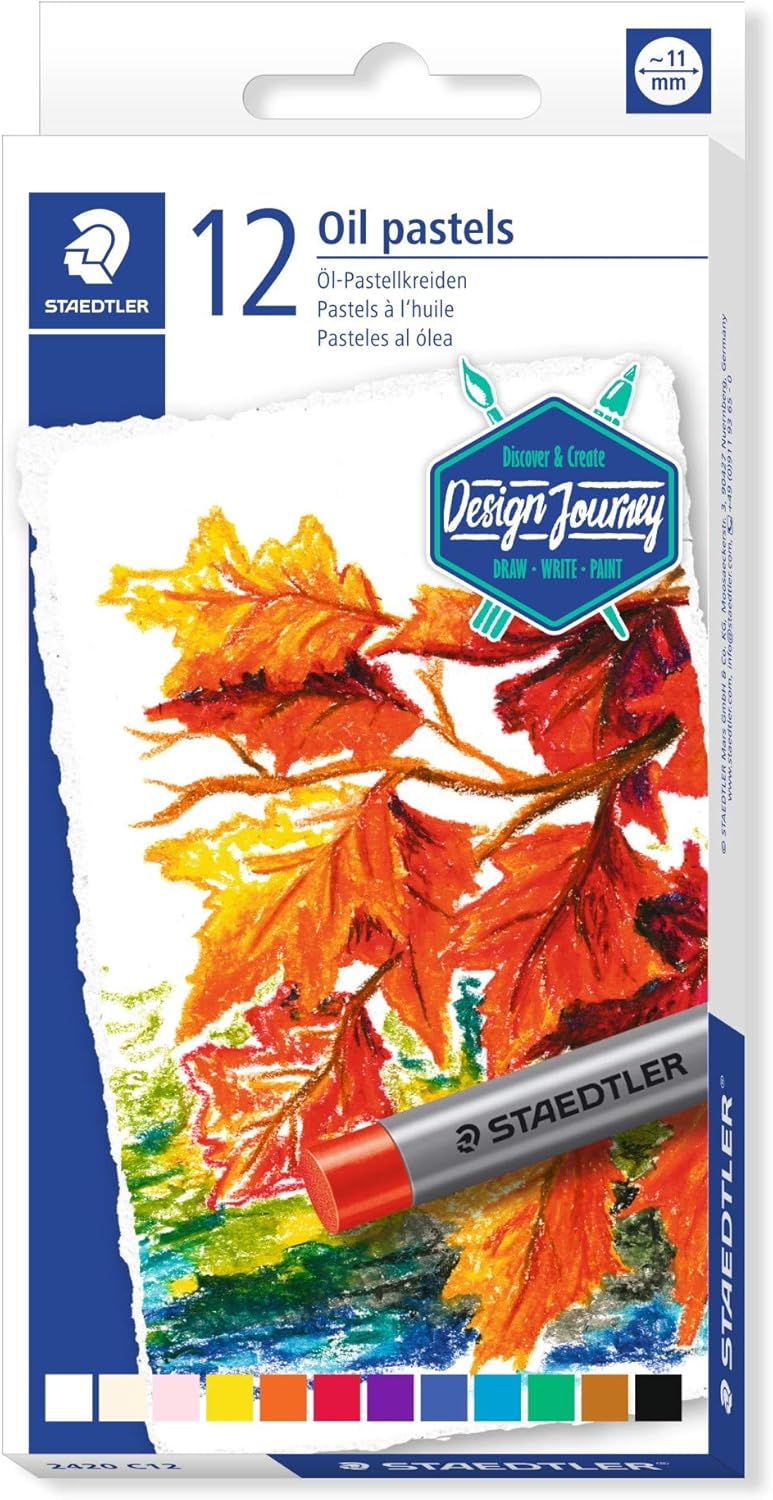 Buntstifte STAEDTLER® 2420, Oil Pastels, 12er - Kidis Art