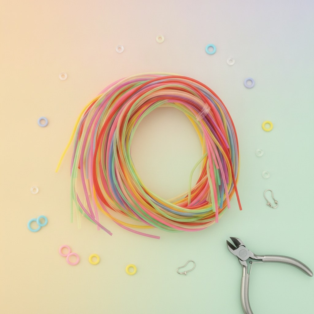 Colour Strips Neon 20Stk 100cm lang, 10 Fb. sortiert - Kidis Art