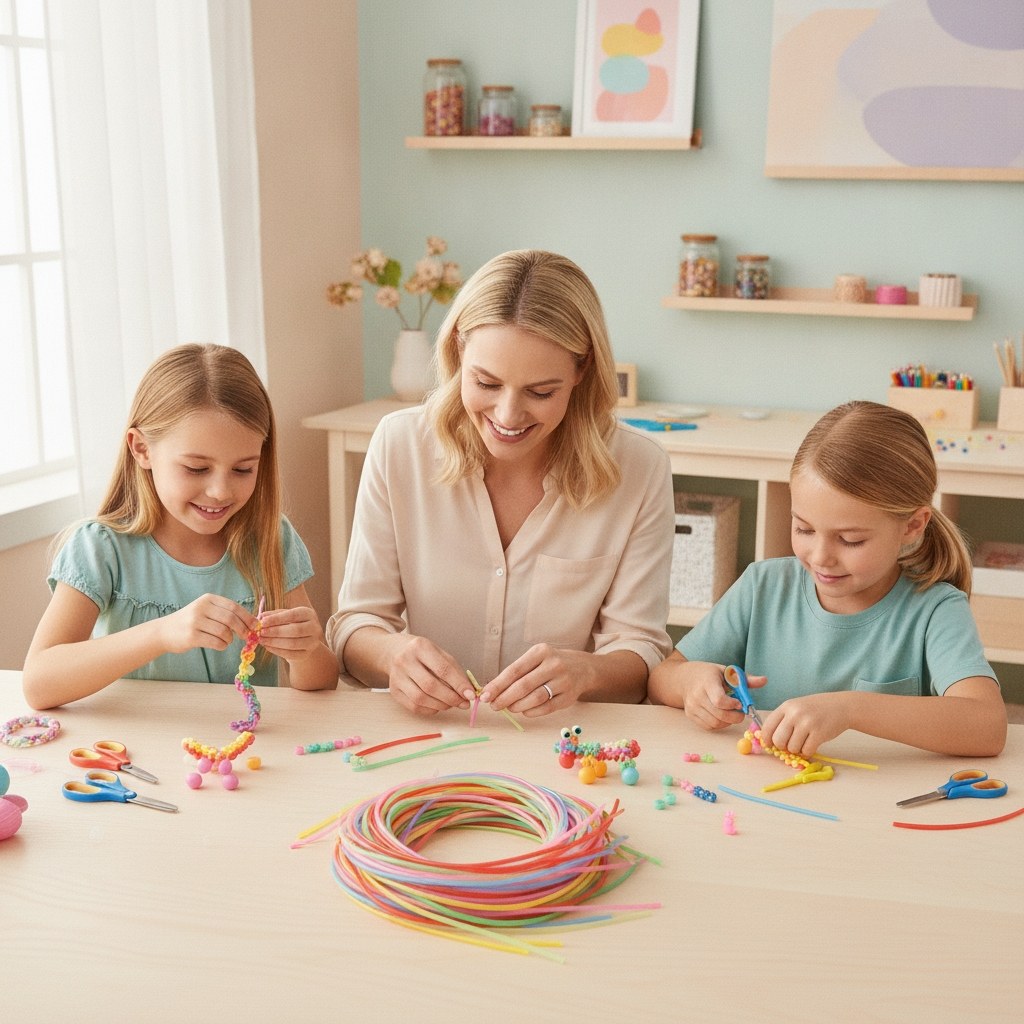 Colour Strips Neon 20Stk 100cm lang, 10 Fb. sortiert - Kidis Art