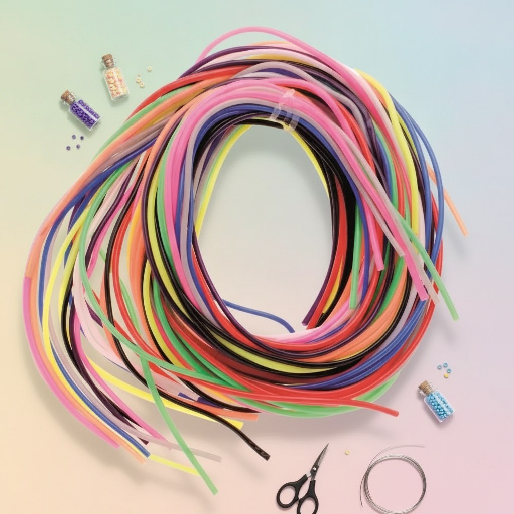 Colour Strips opac 20Stk 100cm lang, 10 Fb. sortiert - Kidis Art