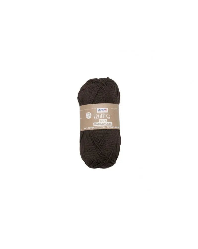 Cotton 100% Baumwolle, 50g, braun - Kidis Art