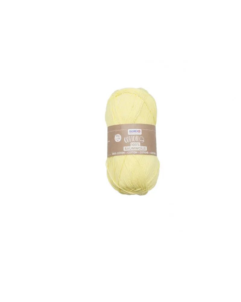 Cotton 100% Baumwolle, 50g, gelb - Kidis Art
