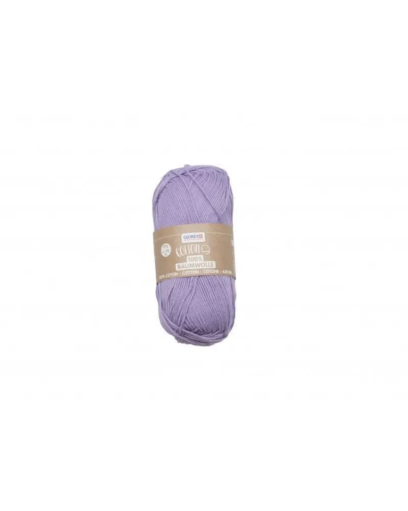 Cotton 100% Baumwolle, 50g, lila - Kidis Art