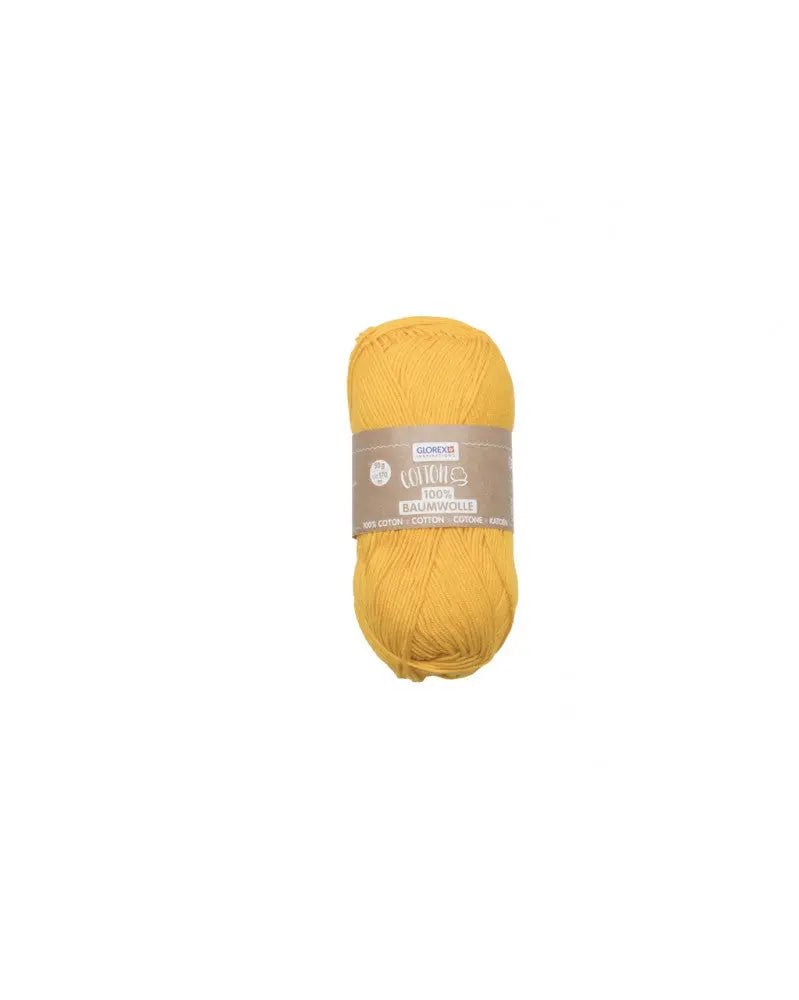 Cotton 100% Baumwolle, 50g, sonnengelb - Kidis Art
