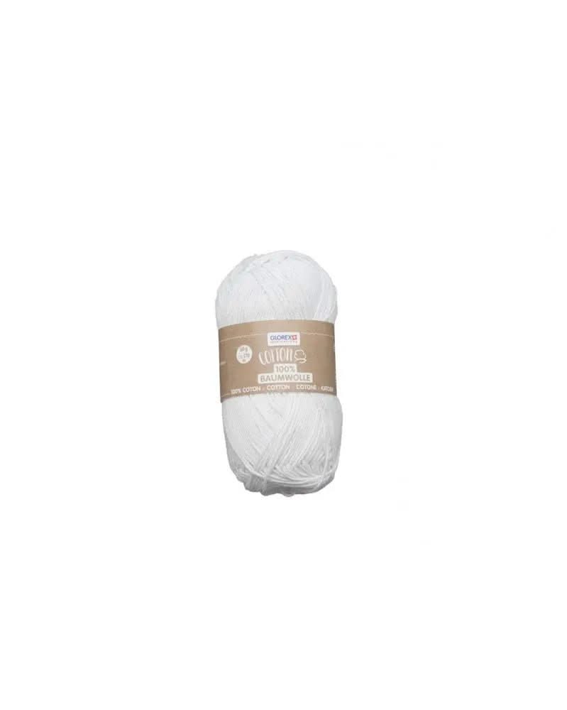 Cotton 100% Baumwolle, 50g, weiss - Kidis Art