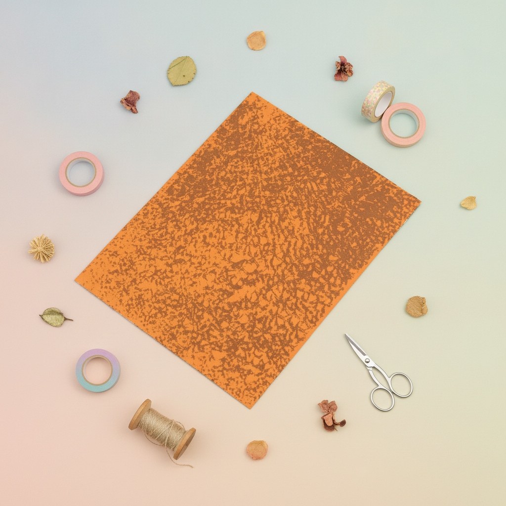 Crackle Mosaic Platte orange - Kidis Art