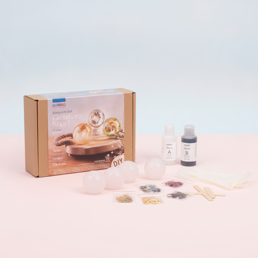 Crystal-Giessharz Komplett-Set Kugel - Kidis Art