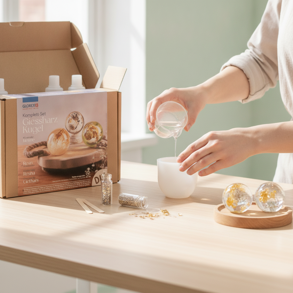 Crystal-Giessharz Komplett-Set Kugel - Kidis Art