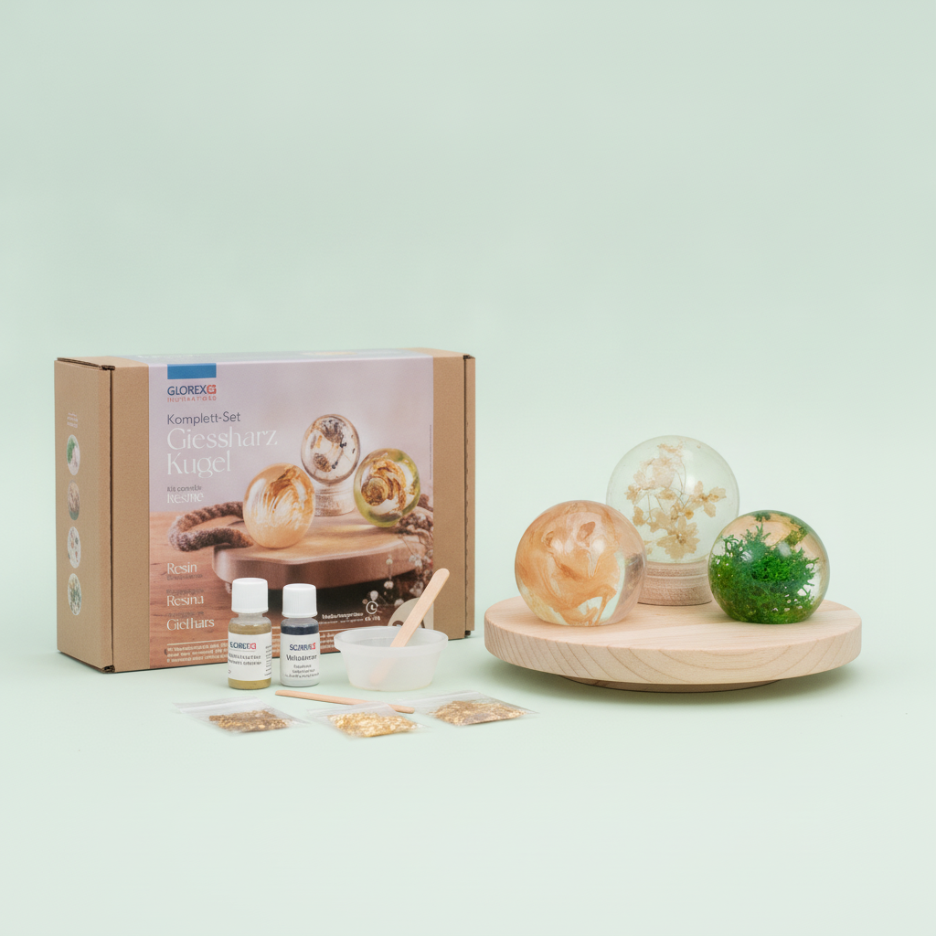Crystal-Giessharz Komplett-Set Kugel - Kidis Art