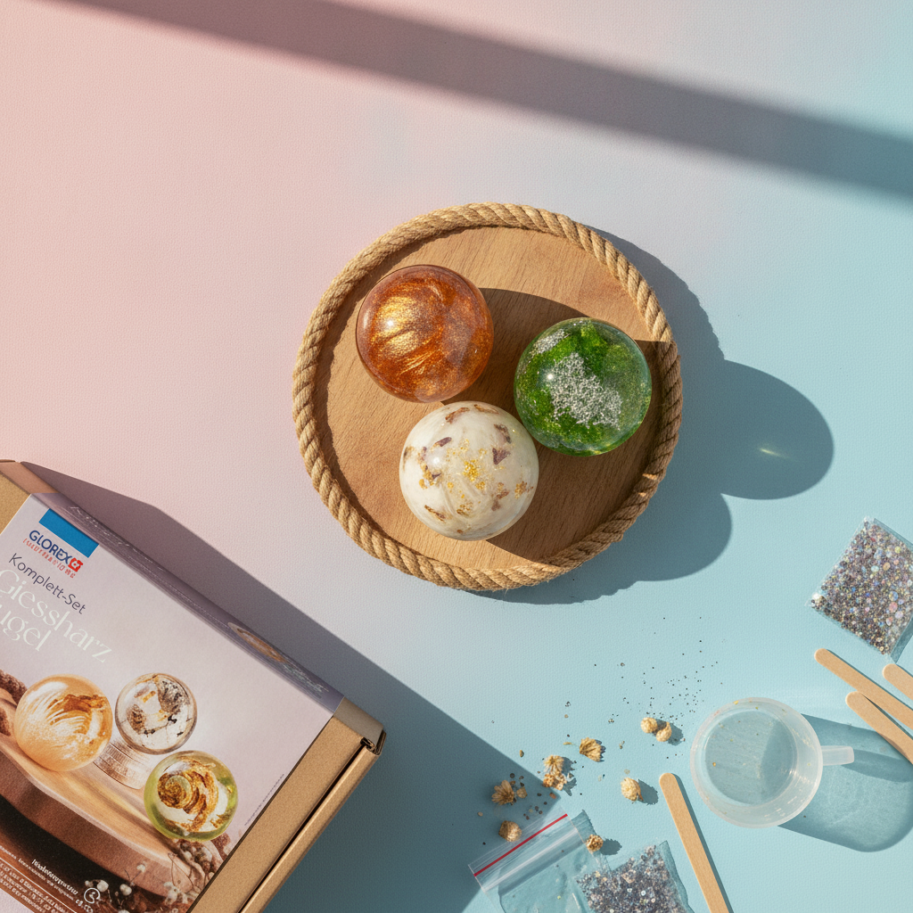 Crystal-Giessharz Komplett-Set Kugel - Kidis Art
