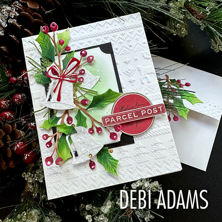 Multi-Level Texture Fades Prägefolder - Weihnachten by Tim Holtz