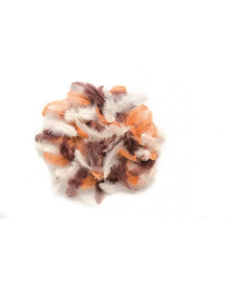 Deco - Federn braun - sortiert 10g - Kidis Art
