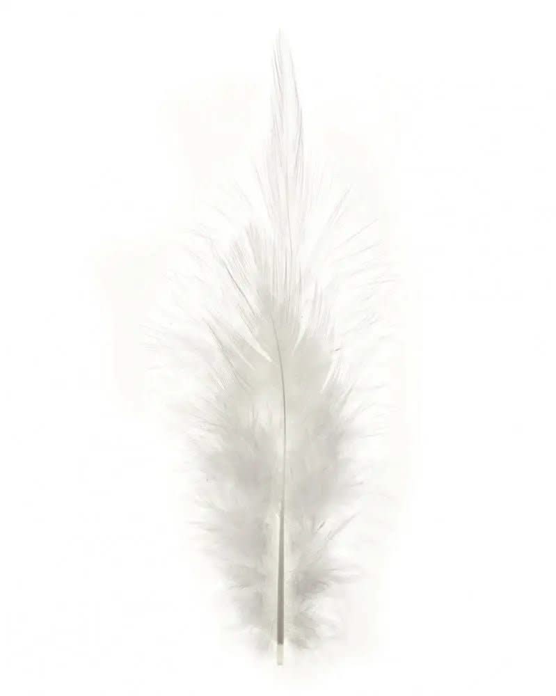 Deco-Federn ca. 15St weiss - Kidis Art