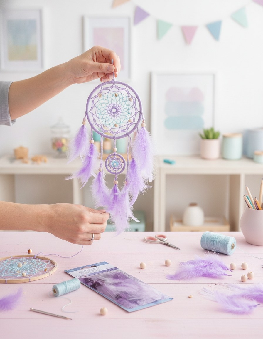 Deco-Federn lila-sortiert 2g - Kidis Art