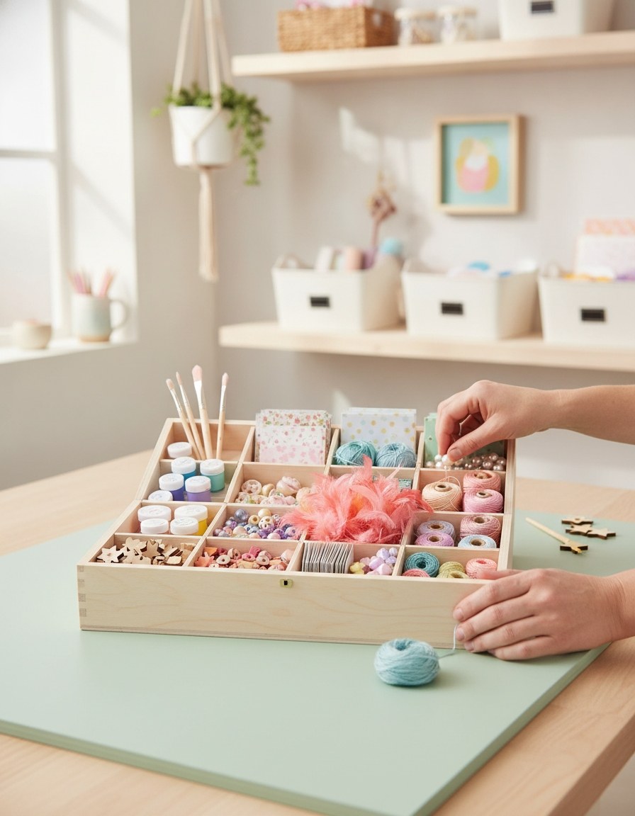 Deco-Federn rot-sortiert 10g - Kidis Art