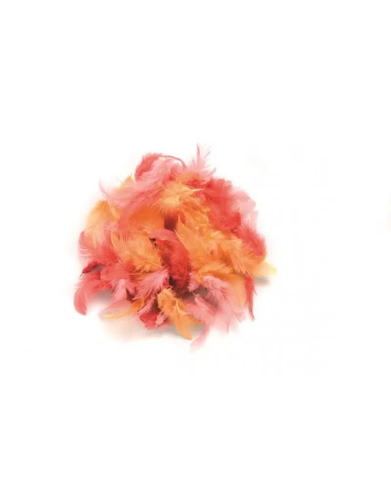 Deco-Federn rot-sortiert 10g - Kidis Art