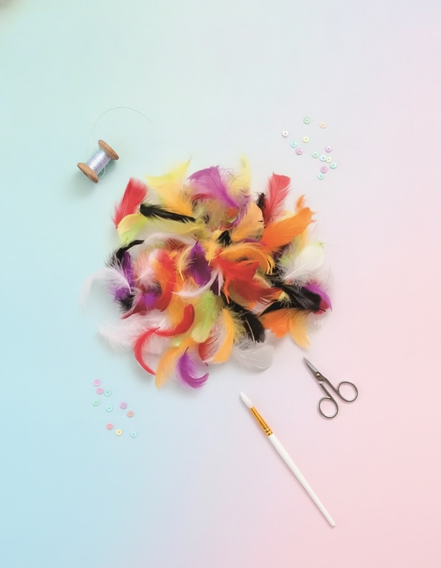 Deco-Federn sortiert 10g - Kidis Art