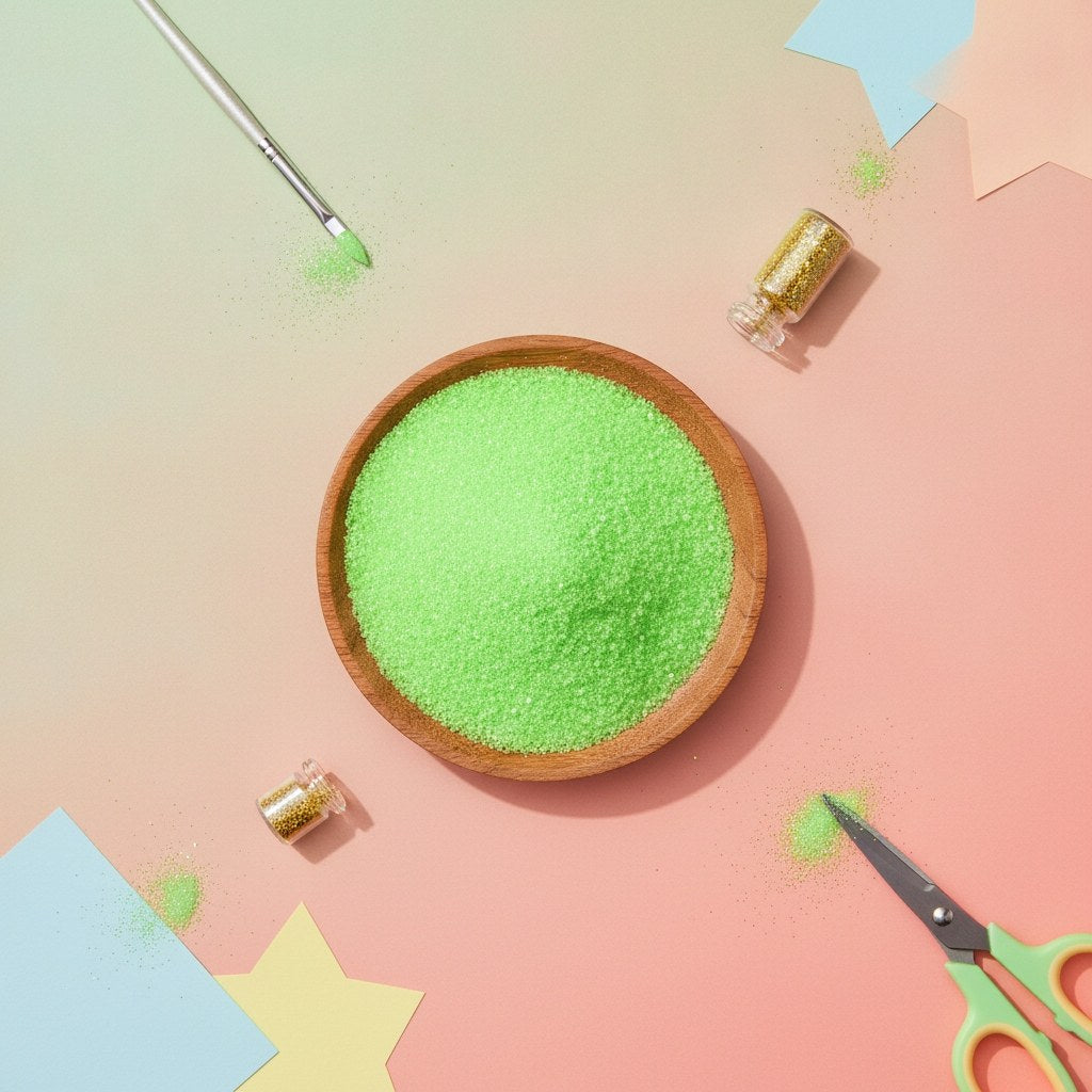 Deco-Sand 480g grün - Kidis Art