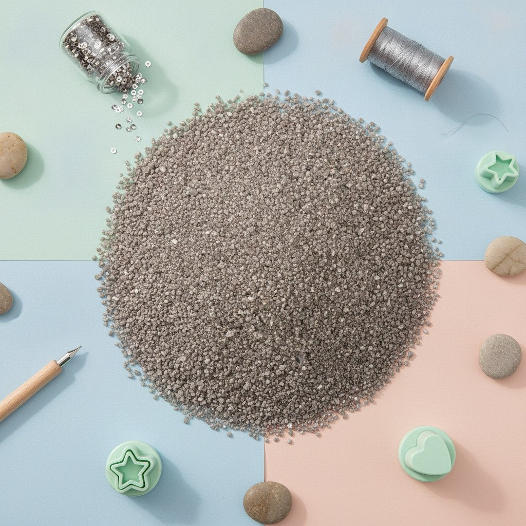 Deco-Sand 480g silber - Kidis Art