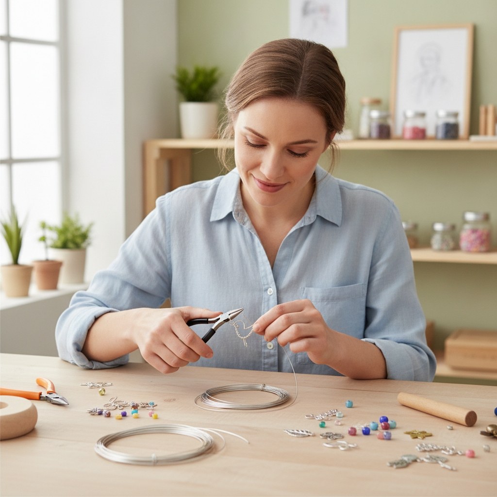 Deko Aludraht 1mm 2m silberfarben - Kidis Art
