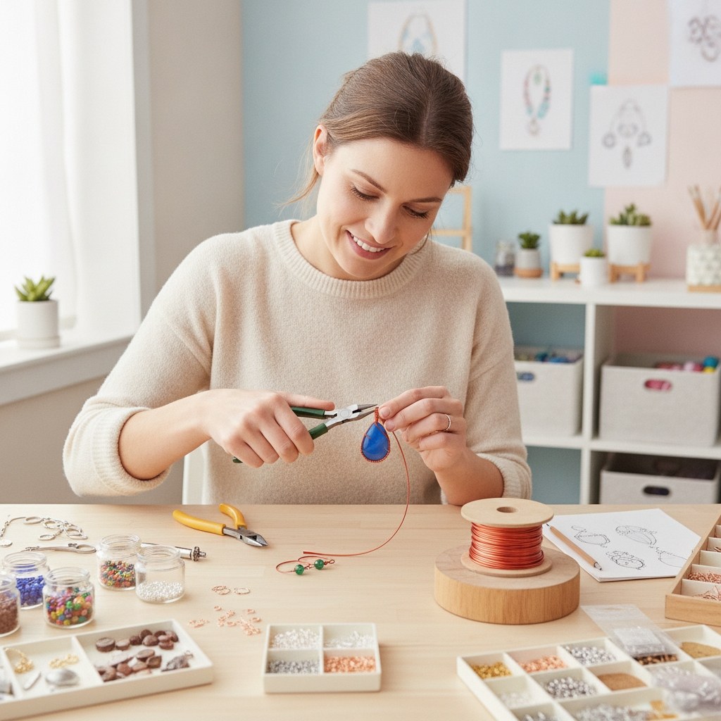 Deko Aludraht 1mm 2m türkis - Kidis Art
