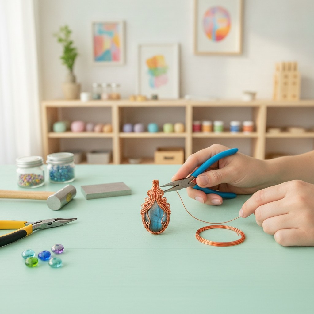 Deko Aludraht 1mm 2m türkis - Kidis Art