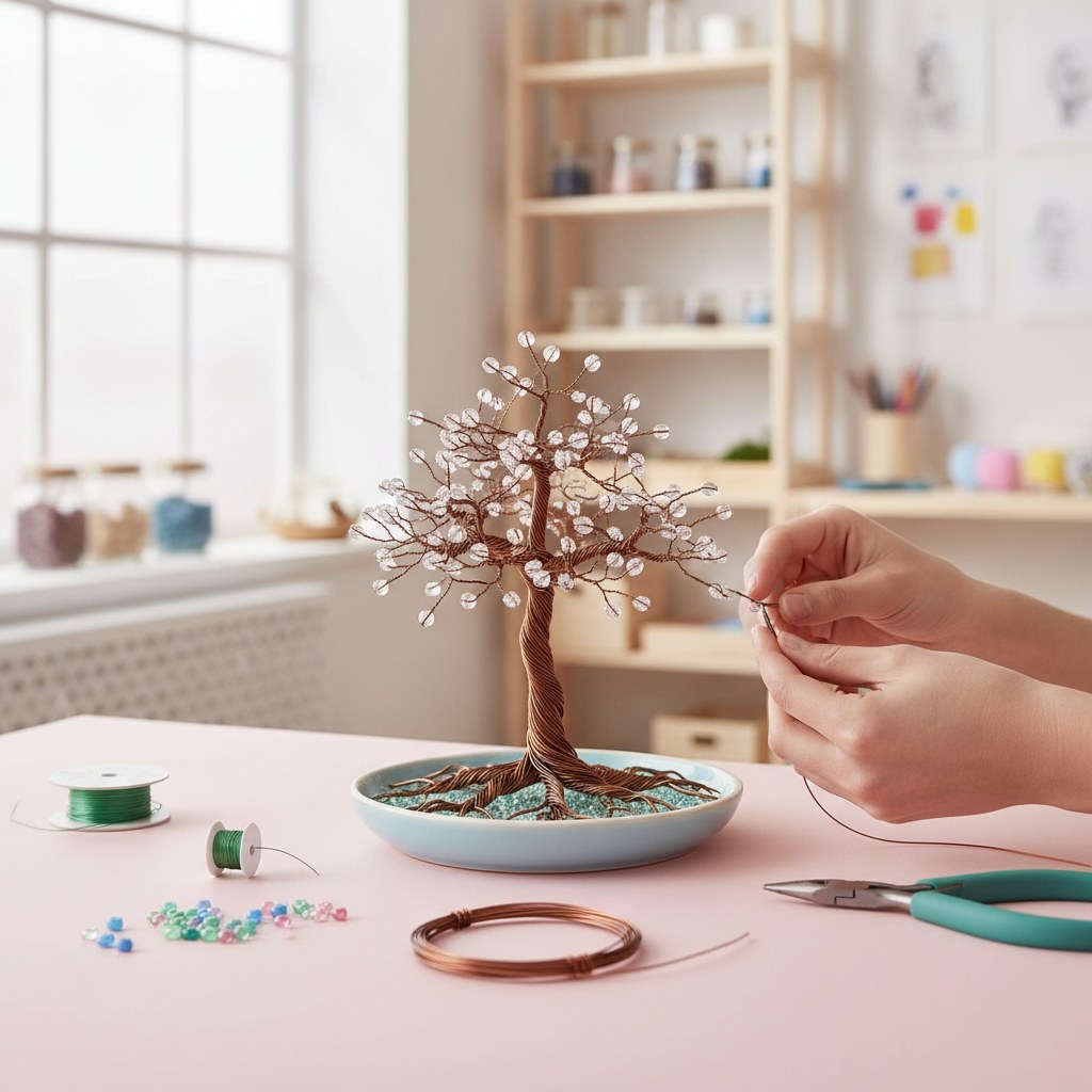Deko Aludraht 2mm 2m braun - Kidis Art