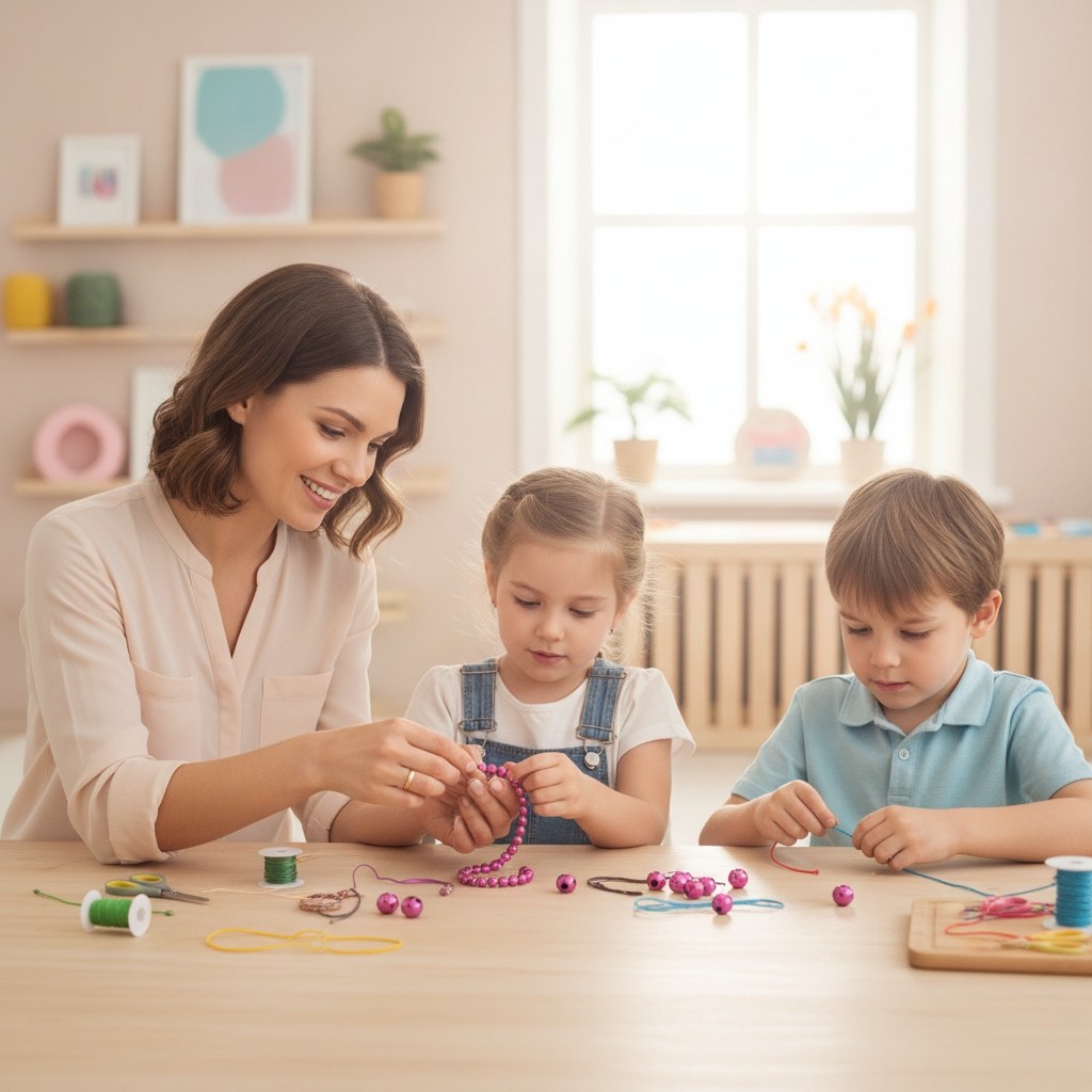 Dekoperlen 75 g 6mm violett - Kidis Art