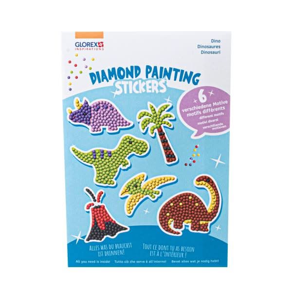 Diamond Painting Stickers Dino - Kidis Art