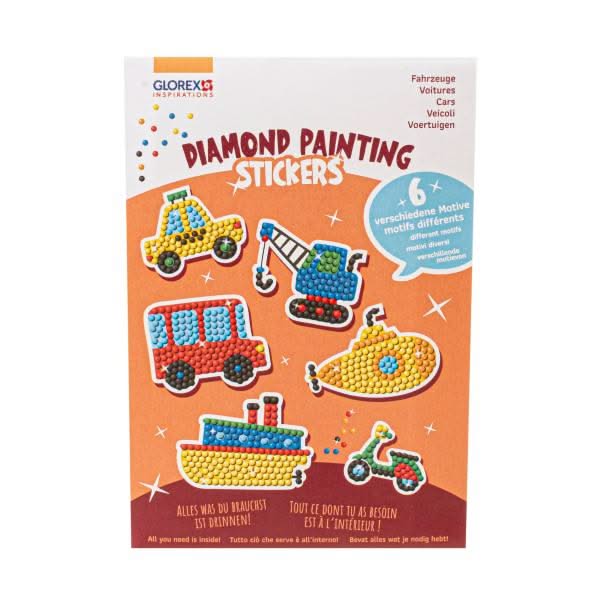 Diamond Painting Stickers Fahrzeuge - Kidis Art