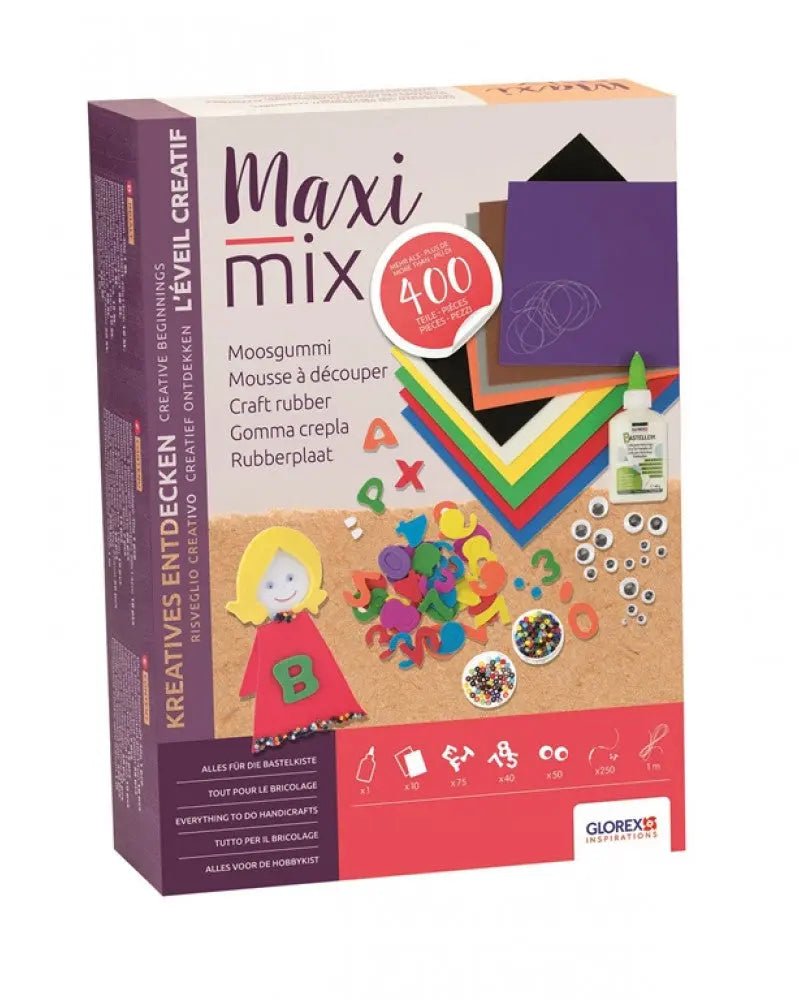 Die Kreativ - Bastelpackung mit über 400 Teilen - Kidis Art